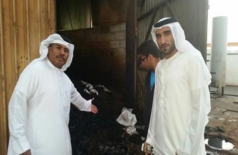 Read more about the article إغلاق منشأة ومكافأة أخرى في زيارة مفاجئة لمدير البيئة التنفيذي لمنطقة الغيل الصناعية